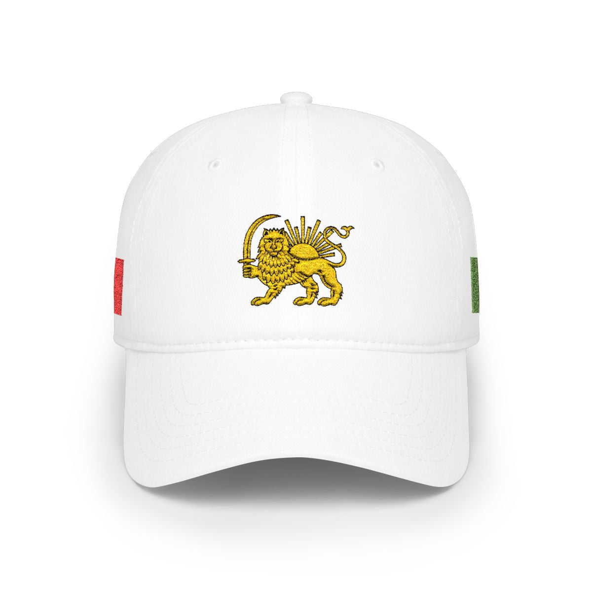 Lion and Sun Embroidered Baseball Cap | Persian Heritage, Iranian Pride Hat
