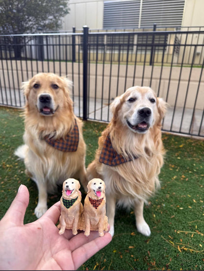 Custom 3D Printed Pet Figurine | Dog Cat Replica, Personalized Gift