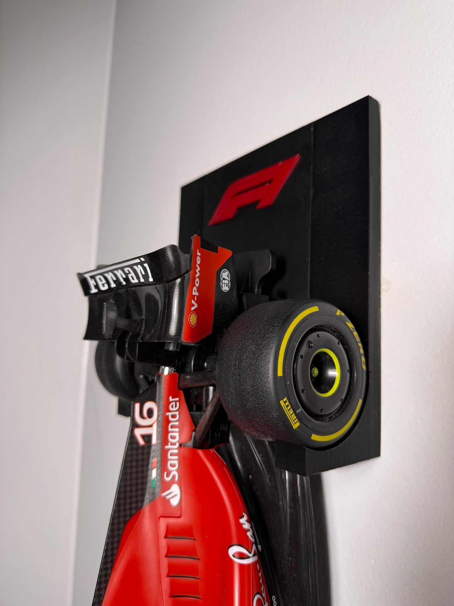 Wall Mount for F1 RC Car | Ferrari SF-24, 1:10 Scale Display