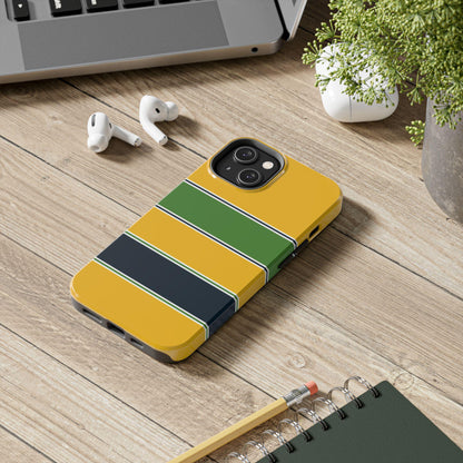Ayrton Senna Helmet–Inspired Minimal Phone Case for Real Fans