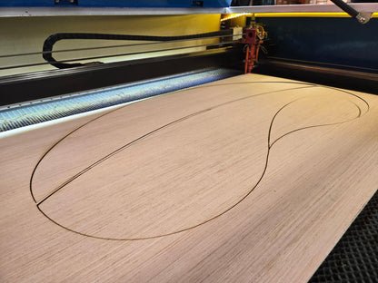 Chicago Bean Wood Wall Art: Custom Laser Cut Skyline Decor