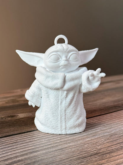 Custom Baby Yoda Ornament! Grogu Christmas Tree Decor | Star Wars Fan Gift | Hand-Painted or DIY Fun!
