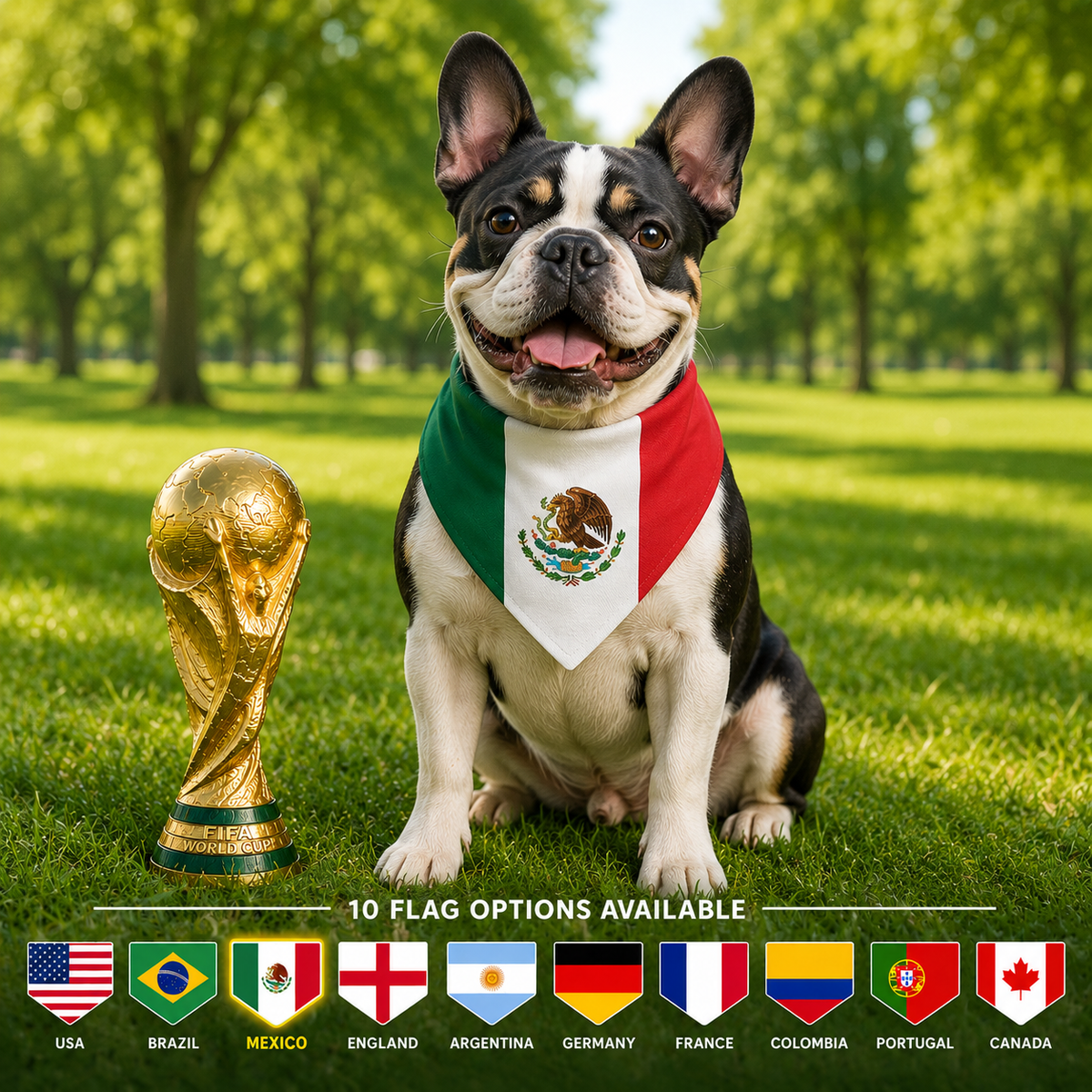 World Cup Dog Bandana