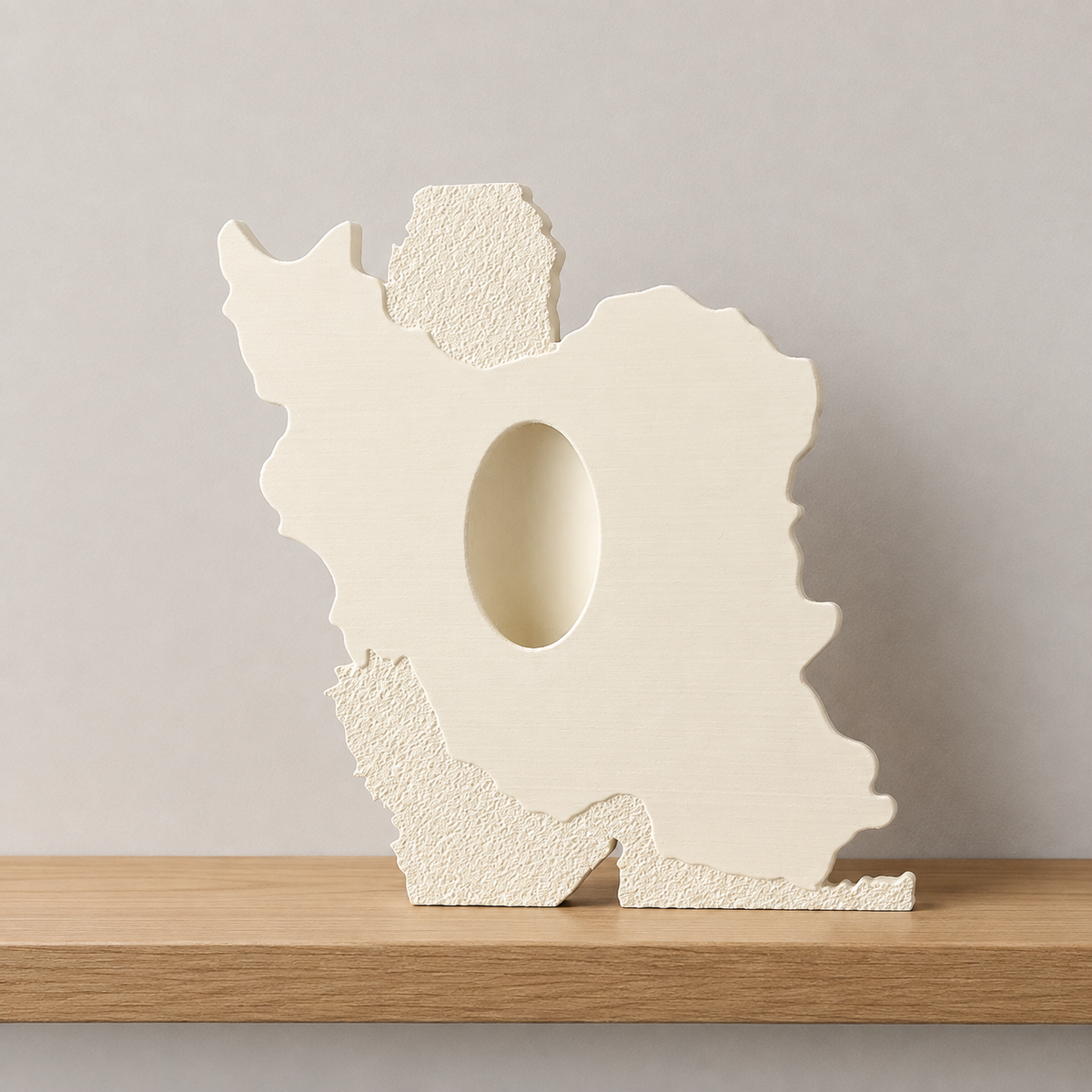 Iran Map Vase