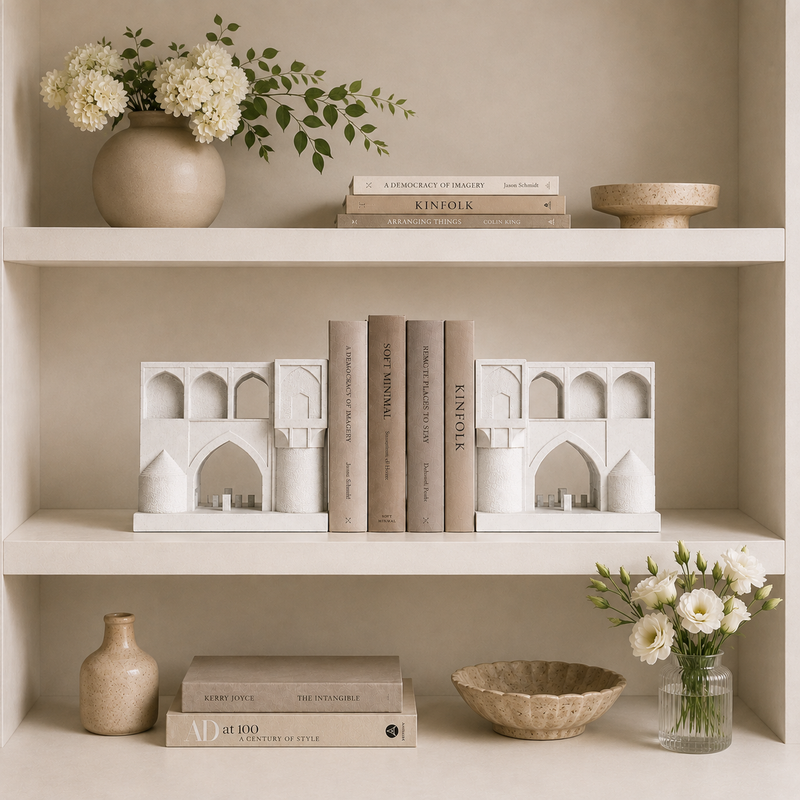 Si-o-se-pol Bookends — Inspired by Isfahan’s 33-Arch Bridge