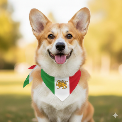 Lion & Sun Heritage Dog Bandana