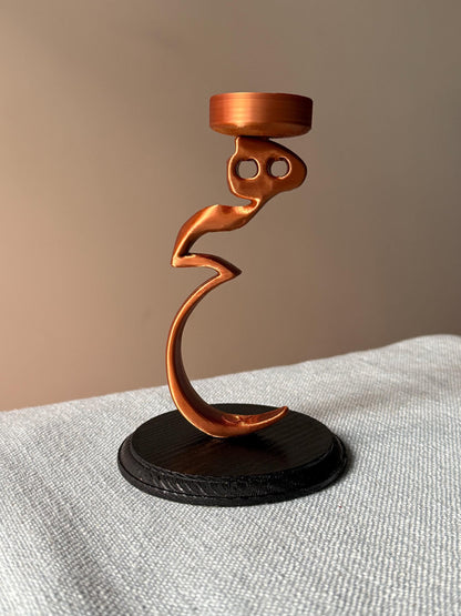 Hich 3D Printed Candle Holder & Wax Warmer | Minimalist Persian Decor | Modern Sculpture | Persian Gifts