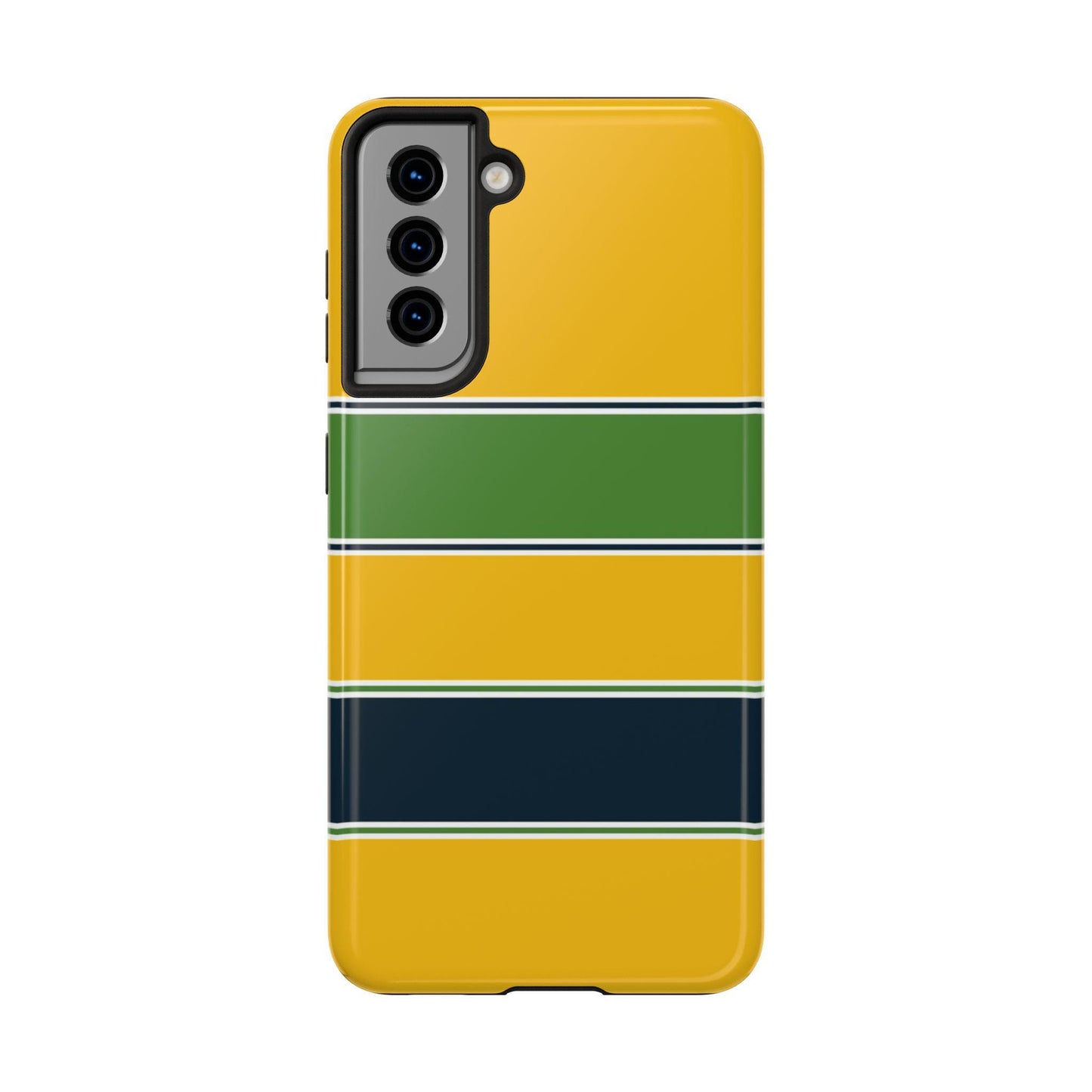 Ayrton Senna Helmet–Inspired Minimal Phone Case for Real Fans