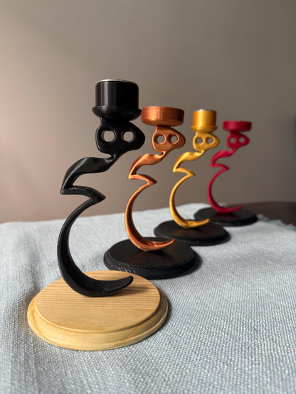 Hich 3D Printed Candle Holder & Wax Warmer | Minimalist Persian Decor | Modern Sculpture | Persian Gifts