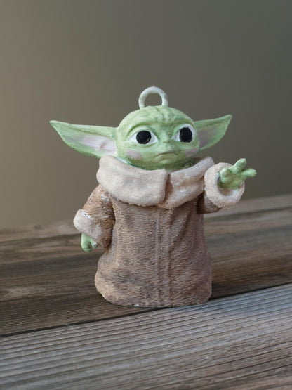 Custom Baby Yoda Ornament! Grogu Christmas Tree Decor | Star Wars Fan Gift | Hand-Painted or DIY Fun!