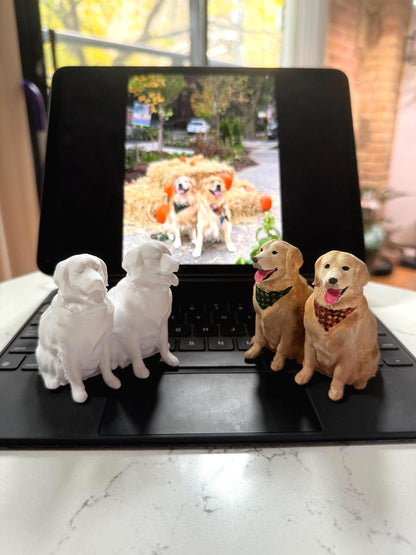 Custom 3D Printed Pet Figurine | Dog Cat Replica, Personalized Gift