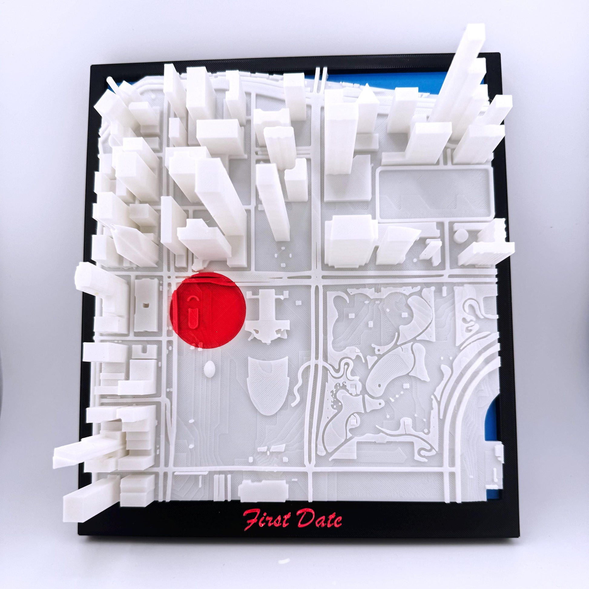 Custom 3D Love Map – A Personalized Romantic orValentine’s Gift That Tells Your Story