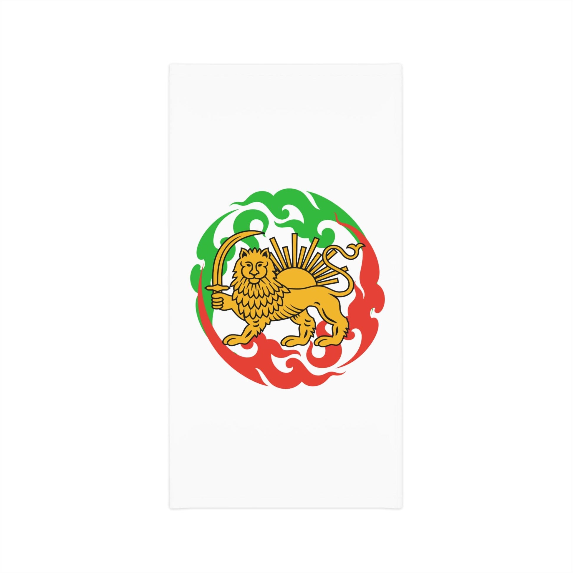 Lion and Sun, Shiro Khorshid, Neck Gaiter | Persian Heritage Face Cover