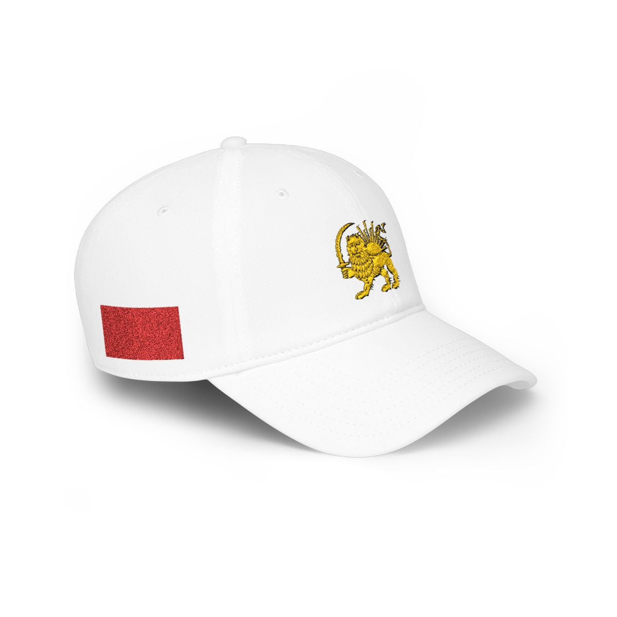 Lion and Sun Embroidered Baseball Cap | Persian Heritage, Iranian Pride Hat