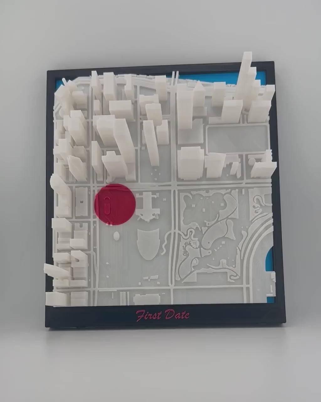 Custom 3D Love Map – A Personalized Romantic orValentine’s Gift That Tells Your Story